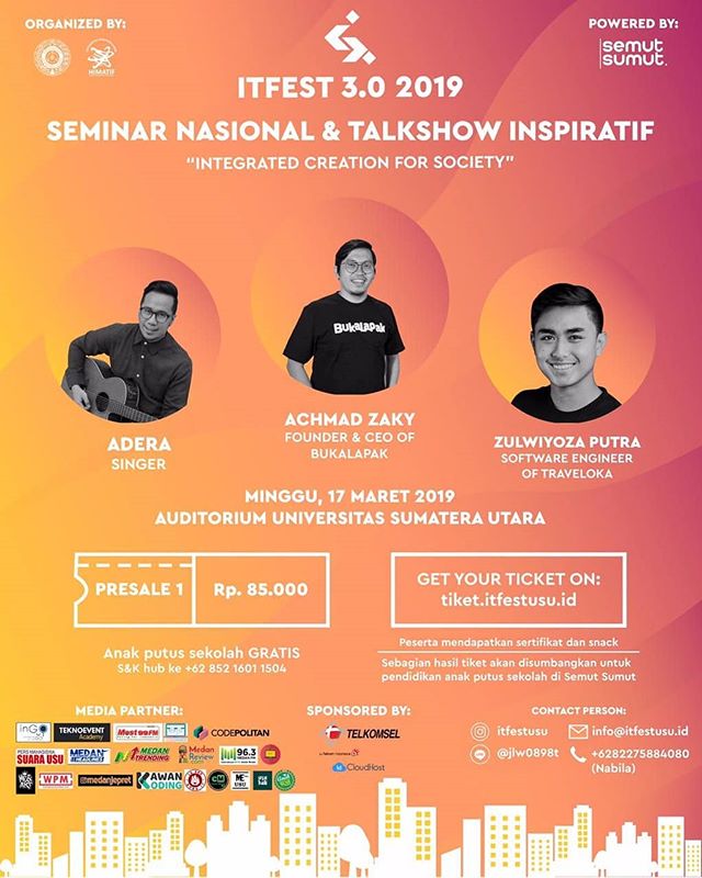 IT Fest 3.0 2019 - Seminar Nasional & Talkshow Interaktif 