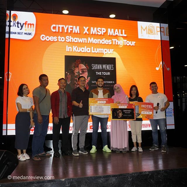 Pengundian Tiket Gratis Konser Shawn Mendes dari City Radio dan MSP Mall Indonesia