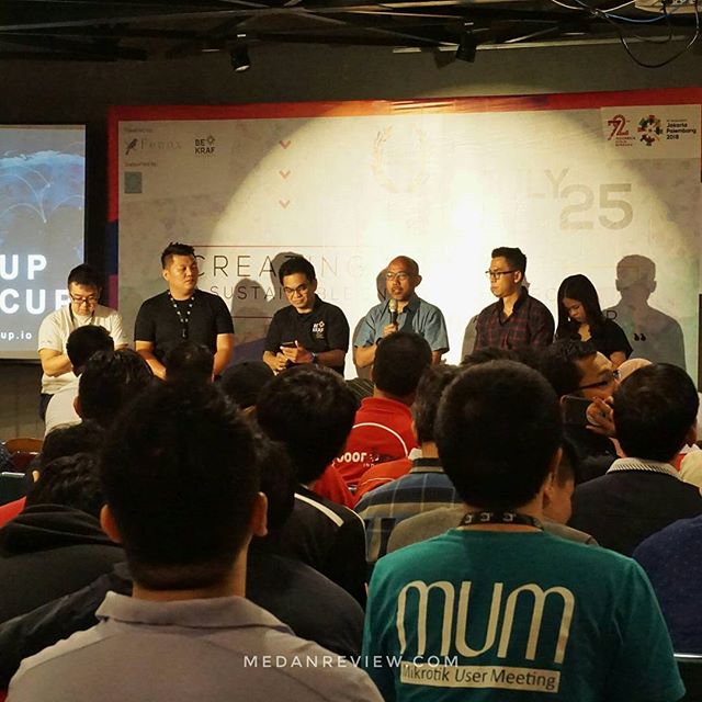 Talkshow dan Pitching 7 Startup Medan yang lolos seleksi