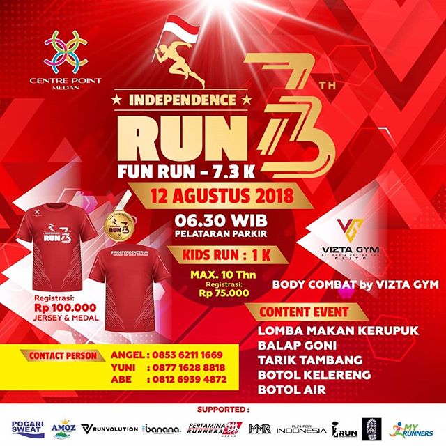 Centre Point Medan Independence Fun Run 7.3K
