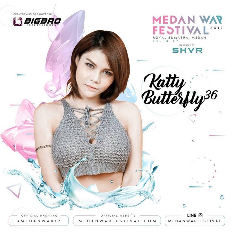 Medan War Festival 2017 Menampilkan FDJ Katty Butterfly