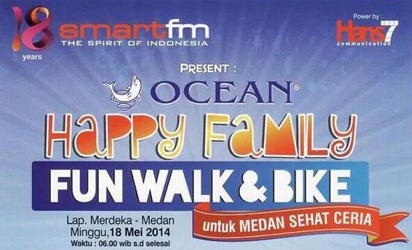 Smart FM Ocean Happy Family Fun Walk and Bike Untuk Medan Sehat Ceria