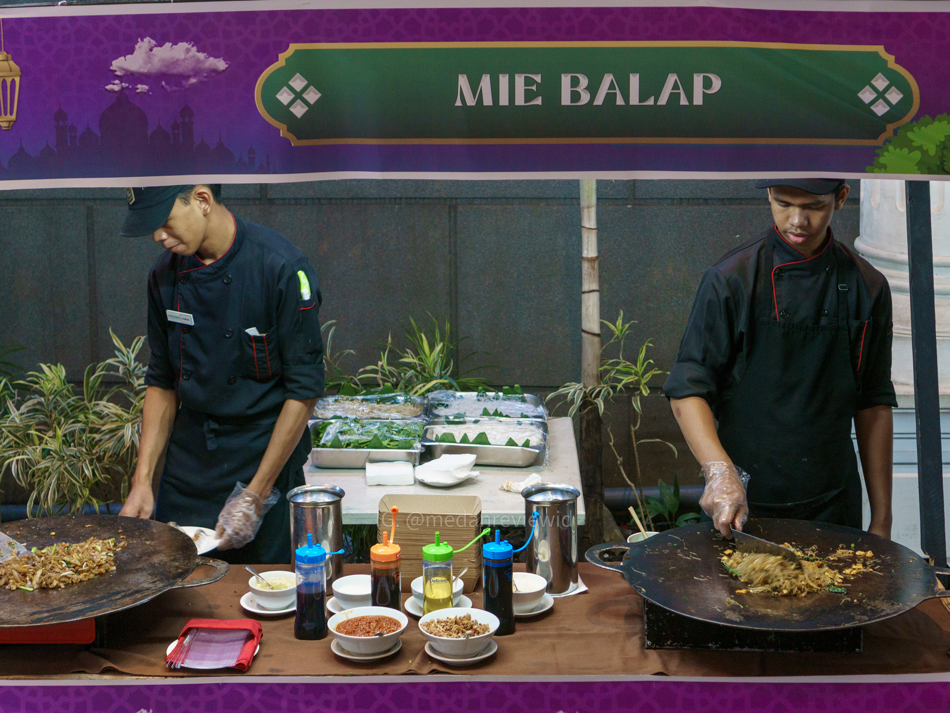 Live Cooking di Area Outdoor
