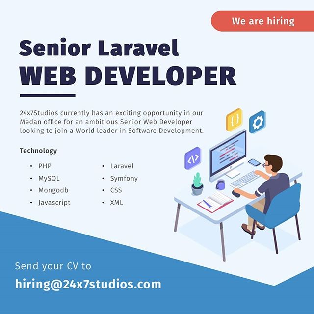 24x7studios : Senior Laravel Web Developer