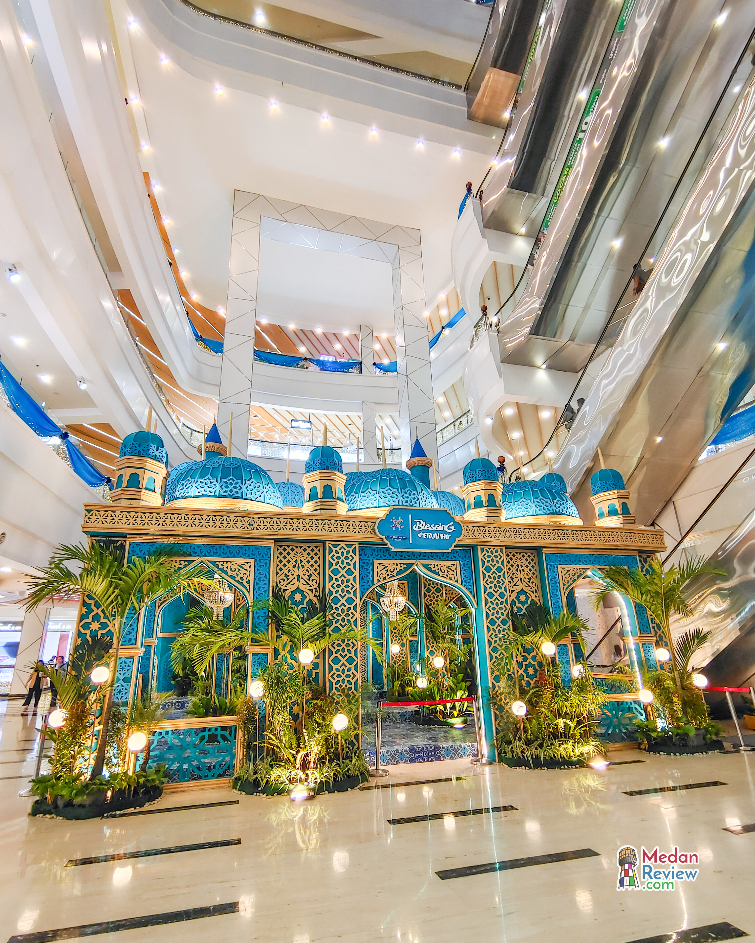 Dekorasi Idul Fitri Mall Centre Point Medan
