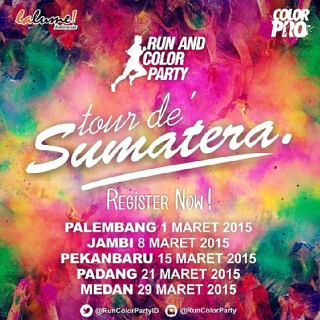 Run & Color Party Tour de Sumatera
