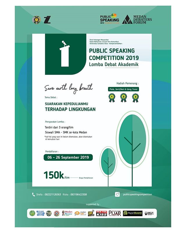 PUBLIC SPEAKING COMPETITION IS BACK AGAIN
Halo sobat muda!