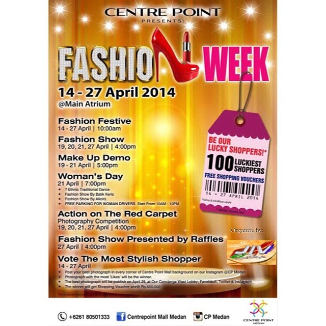 Fashion Week Centre Point Mall Medan