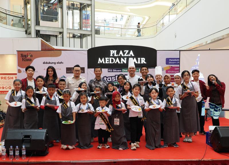 Aryaduta Medan & Siloam Dhirga Surya Rayakan Hari Anak Nasional dengan Pentas Dokter Cilik dan Art Plating