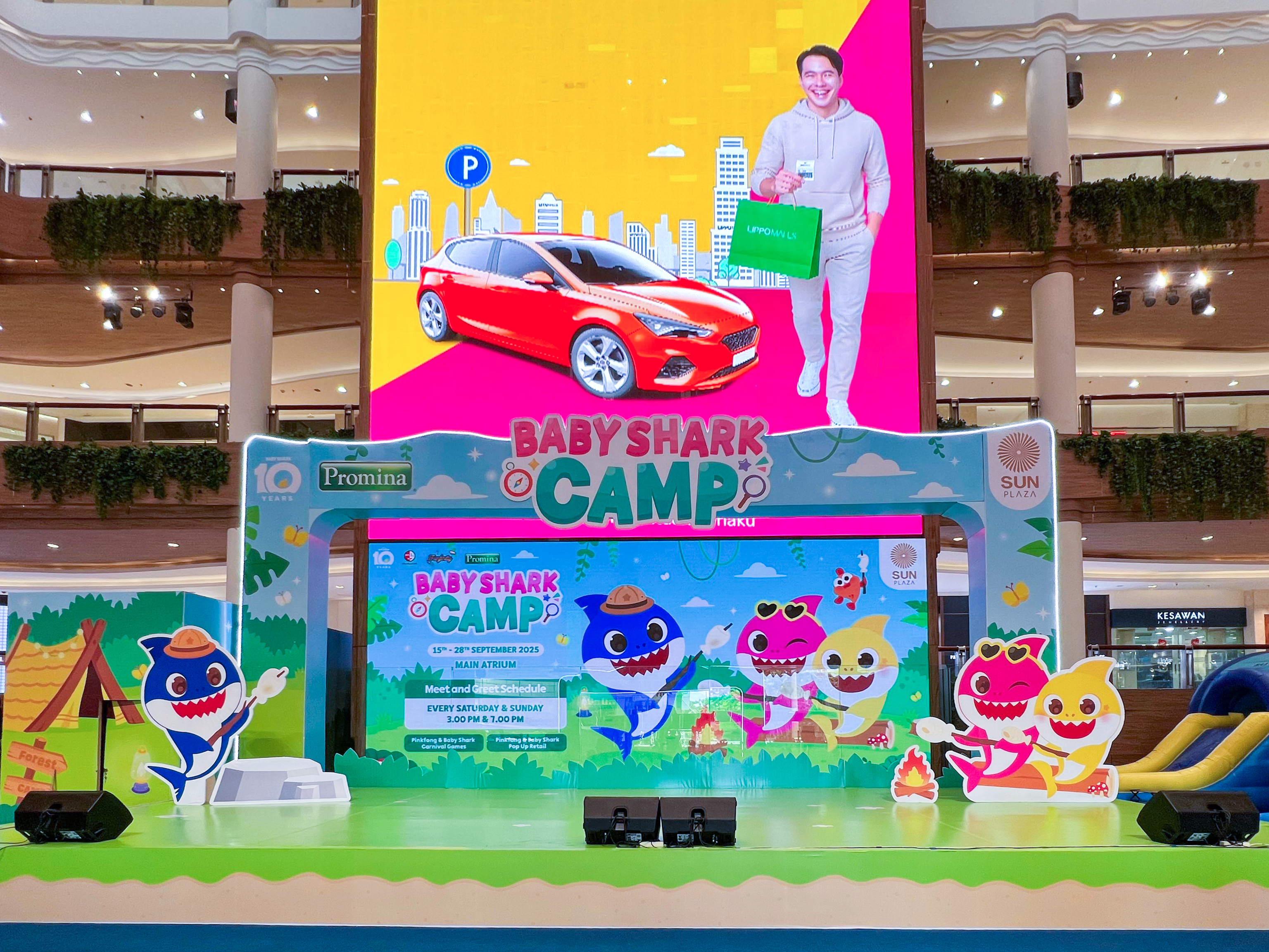 Baby Shark Camp di SUN Plaza &mdash; Wahana, Meet & Greet, dan Promo Shop & Earn
