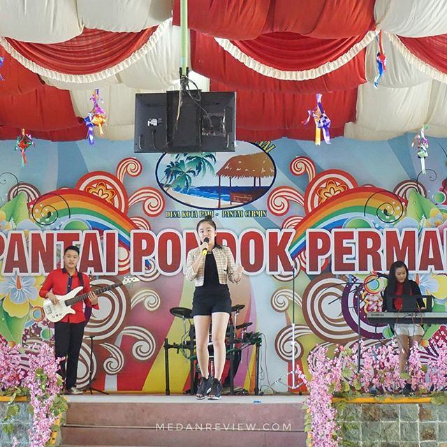 Talent kota Medan dan Nasional ikut meramaikan acara Semarak Pantai Pondok Permai (@pantaipondokpermai)