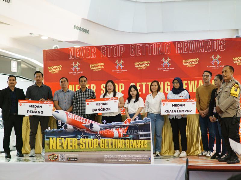 Nama-Nama Pemenang Tiket Perjalanan AirAsia di Mall Centre Point Shopping Vaganza Reborn Phase 2