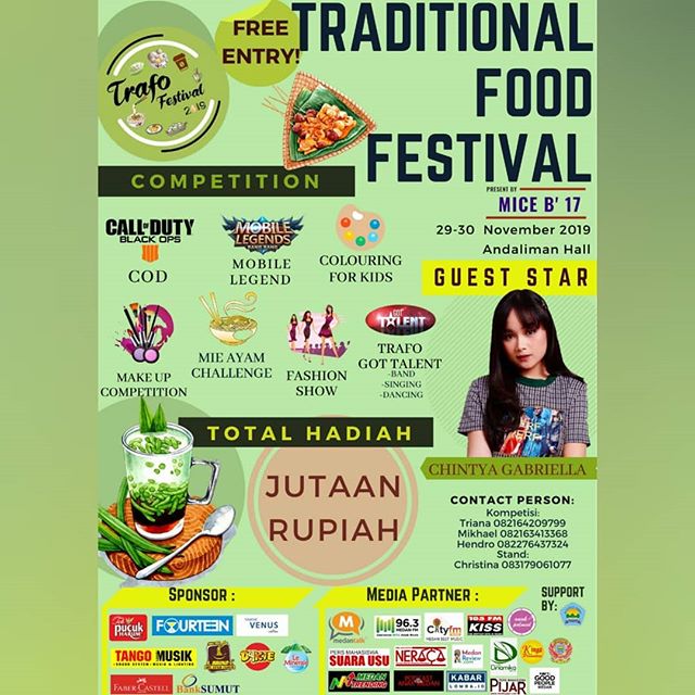 MICE B’17 Politeknik Negeri Medan : Tradisional Food Festival 2019