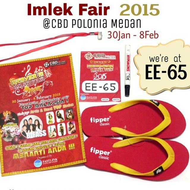 Sandal Fipper Hadir Perdana di Imlek Fair 2015 - CBD Polonia