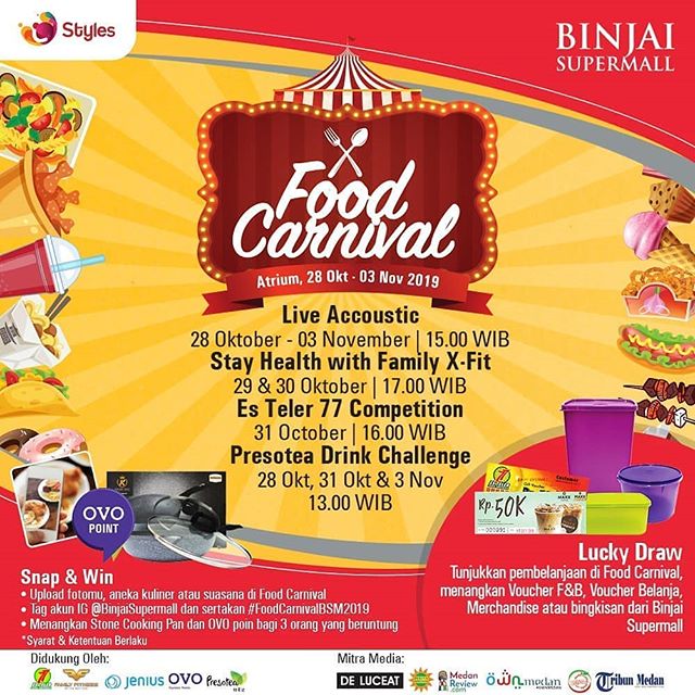 Food Carnival Binjai Supermall 2019 Kembali Digelar