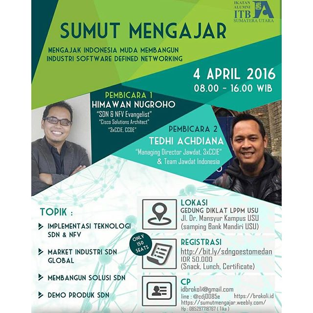 Sumut Mengajar : Membangun Industri Software - Defined Network di Indonesia