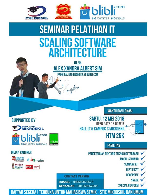 Seminar Pelatihan IT : Scaling Software architecture