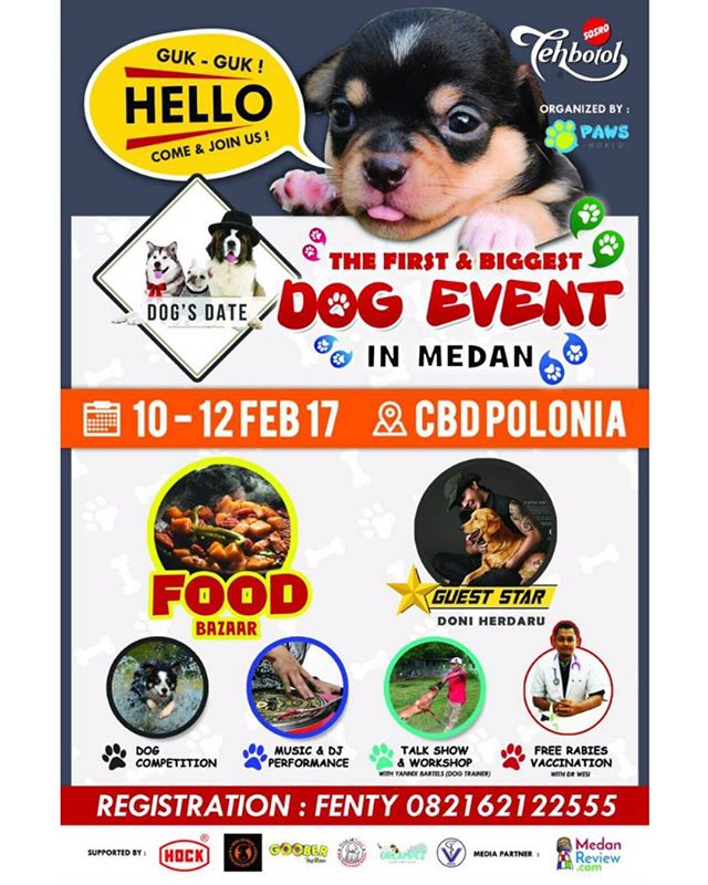 DOG'S DATE : Event Anjing Terbesar dan Pertama di Kota Medan