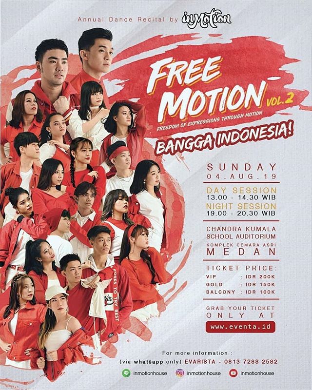 Jangan lewatkan FREE MOTION VOL.2 – BANGGA INDONESIA!
.