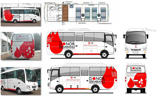 Design Bus Unit Donor Darah PMI