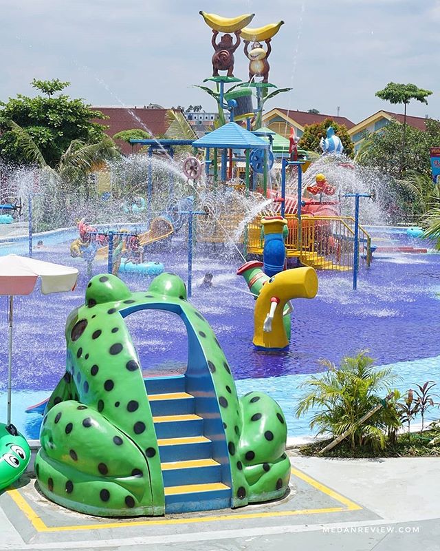 Kolam Anak-Anak Wisata Merci - Taman Bermain Air Tematik di Medan Johor