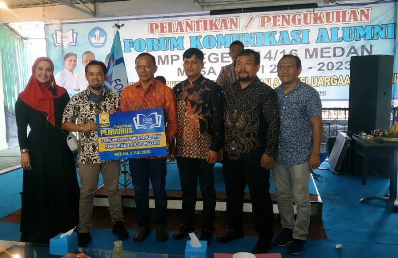 Pengurus FOKAL Dilantik : Satukan Alumni SMP Negeri 14/16 Medan se-Indonesia