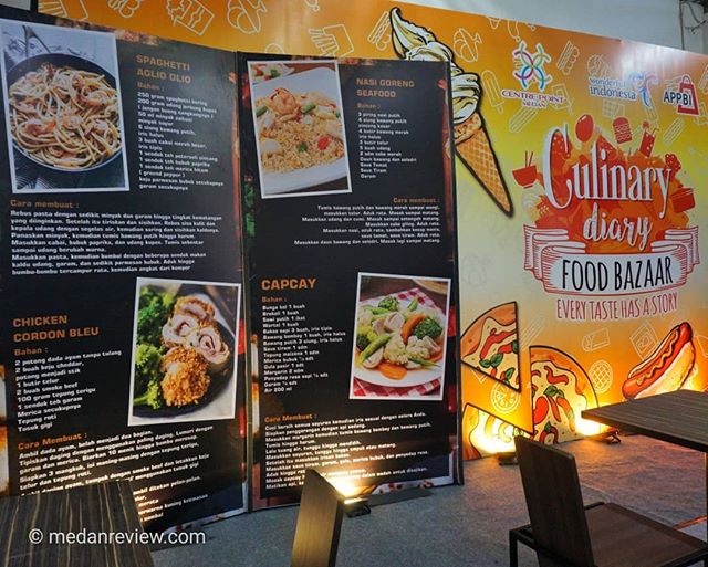 Mall Centre Point Medan Gelar Culinary Diary Food Bazaar : EVERY TASTE HAS A STORY