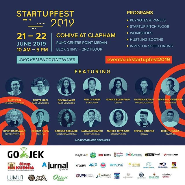Startupfest 2019 : Festival Kewirausahaan Medan